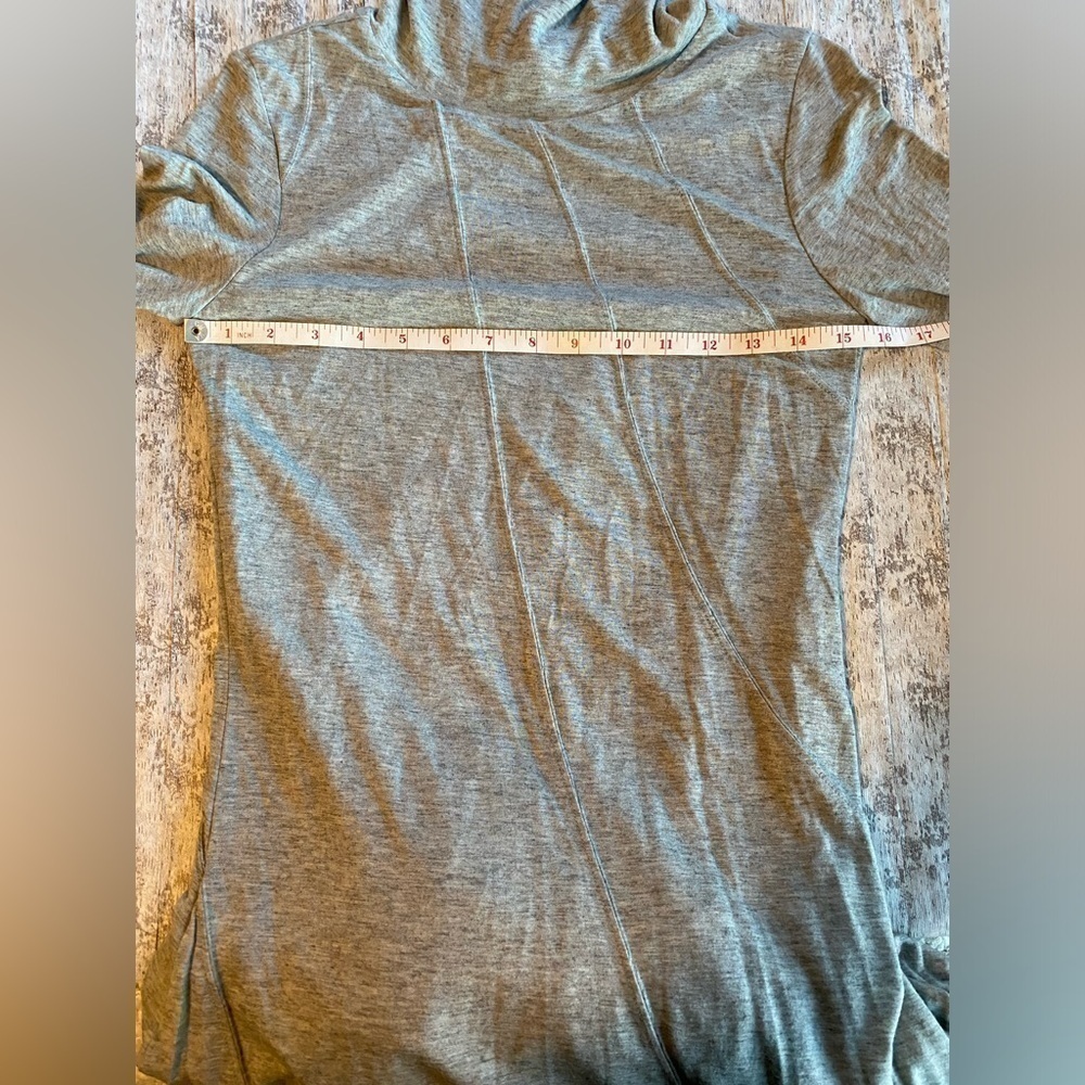 NEW w/TAGS DIESEL Turtleneck Bodycon Gray Visible Seams Balloon Bottom Dress XS - Picture 12 of 13